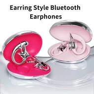 Wireless Bluetooth Ear Hook Earphones for Women – Crystal Earring Style – 30H Battery – IP4 Waterpro