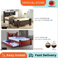 P2U XL Single Wooden Bed / Solid Wood Single Bed / Katil Kayu Bujang / ExportQuality / BedRoomFurniture/KatilKayuSolid