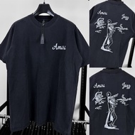 Ami.ris American new T-shirt People will figure patterns casual short-sleeved T-shirts for men and w