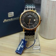 Jam Tangan Pria Benderson 1681 Original Black Rose gold White