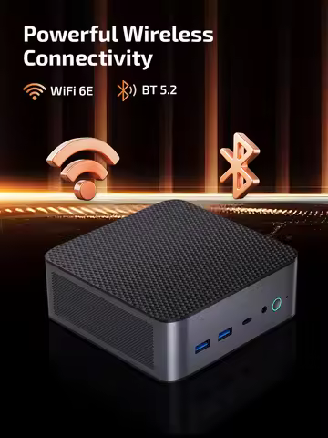 SZBOX H90 PRO MINI PC Ryzen 7 8745HS DDR5 NVME SSD WIIF6 BT5.2 2.5G Lan Win11 Pro Desktop Gaming Com