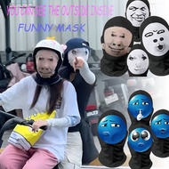 Hot-spoken Face Mask Funny Big Head Mask Cos Emoticon Pack Prank Head Condom