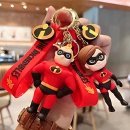 The Incredibles Doll Keychain Funko POP Bob Parr Keychain Backpack Pendant Children's Toy Gift