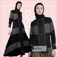 Hikmat Fashion Original A3387-02 Abaya Hikmat  noerbutikmuslim Gamis