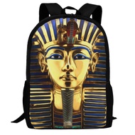 King Pharaoh Tutankhamun Egypt Egyptian Backpack,Lightweight School College Bookbag Casual Student T