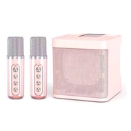 Speaker Bluetooth Mini dengan Paket 2 Mikrofon Pemutar MP3 Bluetooth Nirkabel PortabelSpeaker Blueto