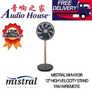 MISTRAL MHV-912R 12 HIGH VELOCITY STAND FAN W/REMOTE