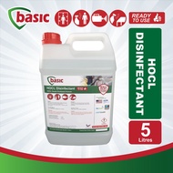 MCQWIN BASIC HOCL DISINFECTANT RTU 5L (NON ALCOHOL) FOOD SAFE / HOCL CECAIR PEMBASIMI KUMAN 5LITRE