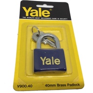 กุญแจ ลูกปืน Yale 40mm Brass Padlock