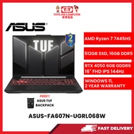 ASUS-FA607N-UGRL068W-AMDRYZEN7-445HS,16GBR5,512GBSSD,RTX40506GVR6,16"FHD,W1164,2YRS