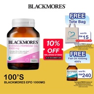 BLACKMORES Evening Primrose Oil 1000mg 100's for EPO Supplement HTM Pharmacy