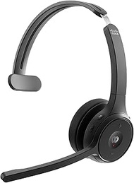 Cisco Headset 721, Wireless Single On-Ear Bluetooth Headphones, Webex Button, USB-A HD Bluetooth Ada