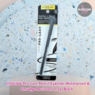 Infallible Pro-Last Pencil Eyeliner Waterproof & Smudge-Resistant Black 1.2g ดินสอเขียนขอบตา กันน้ำ 