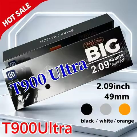 Wholesale T900 Ultra Smart Watch 2.09" HD Display 49mm BT Call Heart Rate Monitor Wireless Charge Sm