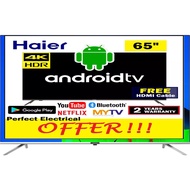 NEW [FREE SHIPPING] Haier 65 inch ANDROID TV LE65K6600UG 4K UHD HDR Smart LED Built in Wifi Bluetooth