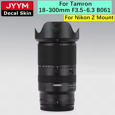 Sticker For Tamron 18-300mm F3.5-6.3 B061 Camera Decal Skin Vinyl Wrap Film Coat 18-300 3.5-6.3 Di I