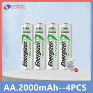 (4-20pcs)New Energizer AA 2000mAh 1.2V NI-MH Rechargeable Battery