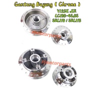 LC135 4S 5S/Y125Z/Y125ZR/125 Z ZR/SRL 110 115 Fi (Set Buyung Chrome/Gantang Hub Brake Krom(Depan &amp; Belakang)Front &amp; Rear