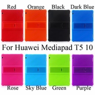 for Huawei Mediapad T5 10 Silicone Case AGS2-W09 AGS2-L09 Cover tablet holder
