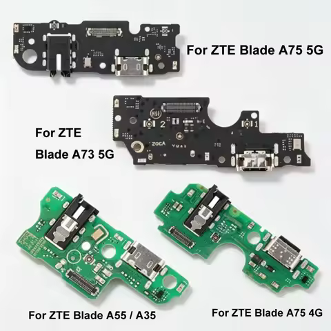 For ZTE Blade A55/A35/A73 5G/A75 5G/4G Charging Port Board