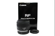 【台南橙市3C】Canon RF 24MM F1.8 MACRO IS STM 定焦鏡 保固內 公司貨 #83346