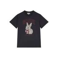 GANNI Women's Basic Cotton Jersey T-Shirt 600077177