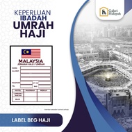 LABEL BEG HAJI MALAYSIA