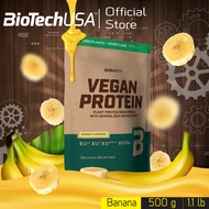 BioTechUSA Vegan Protein วีแกนโปรตีน 500g-รสกล้วย (โปรตีนถั่ว,โปรตีนข้าว, โปรตีนพืช โปรตีนมังสวิรัติ