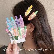 2 Items~Sweet Fruit Seamless Hair Clip Side Bangs Broken Duckbill D01 Yuantong Jewelry