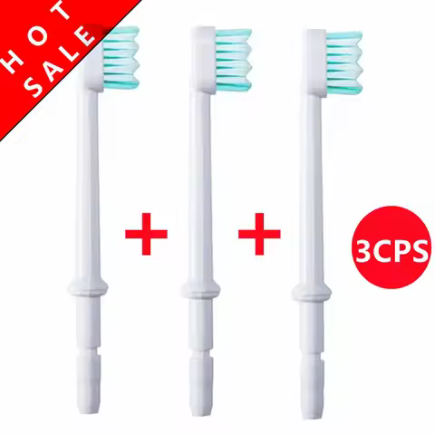 3Pcs Replacement Toothbrush Jet Nozzle Teeth Cleaning Jet Tip Compatible With Waterpik WP-100 WP-108