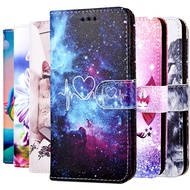 [Woo Fashion Case] เคสกระเป๋าเงินแบบฝาพับหนังสำหรับ S22 Samsung Galaxy S30 S3 S4 S5 S6 S7ขอบ S8 S9 S10บวก S21อัลตร้า S20 FE Note3 4 5 8 9ปก
