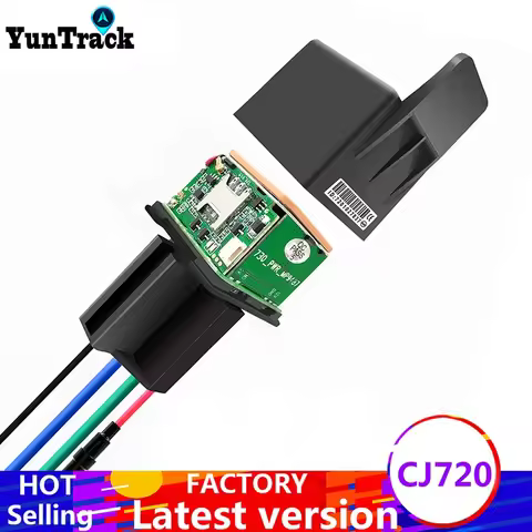 Motorcycle Trackers Mini hidden 9-90V Car Relay GPS Tracker Cut off oil Shock SMS alarm Locator Trac