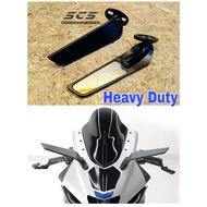 Small Side Mirror Fairing Motor MT086 Bracket With Rubber R15 Pulsar R25 KR150 Ninja250 ER6F R1 R6 C