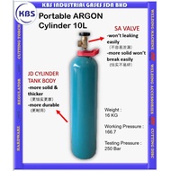 ARGON GAS 10LT TIG WELDING PORTABLE GAS/ MINI ARGON GAS/ ARGON GAS