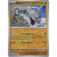 Onix - 095/165 - Reverse Holo | POKEMON TCG: Scarlet and Violet - 151 Pokemon 151 Pokemon TCG