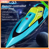 yakhsu|  Beginner-friendly Rc Speedboat Safe Water Operation Remote Control Boat High-speed Remote Control Boat with Dual for Kids and Adults Water-resistant Rc Speed Boat for Fun