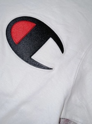 日本正版 Champion 刺繡 Logo Tee white szL large 白色 sewing nike jordan dunk supreme acg stussy vans carhart