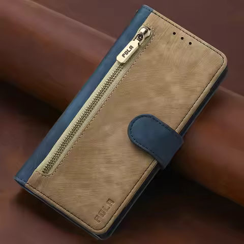 X200 X100 X90 5G Zipper Wallet Case For Vivo X200 Pro Mini Leather Flip Book Funda For Vivo X80 Lite