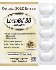 California Gold Nutrition LactoBif 益生菌300億(60粒膠囊)