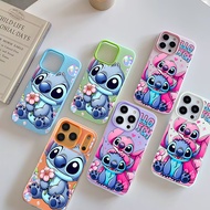 Cute Stitch Couple 2 IN 1 Casing For Xiaomi Redmi 15 15C 14C A5 Note 14 Pro 13 12 Pro 13 13C 5G Note