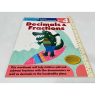 Authentic Good Condition Kumon Math Decimals&Fractions Exercises