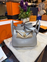 全新Hermes Mini Lindy 2代聖杯藍🎀