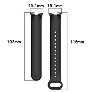 (GoodSeller) Mi Band 8 Silicone Strap Mi Band 8 Watch Strap Plain Silicone Material Color