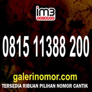 Nomor Cantik IM3 Indosat Prabayar Support 5G Nomer Kartu Perdana 0815 113 88 200