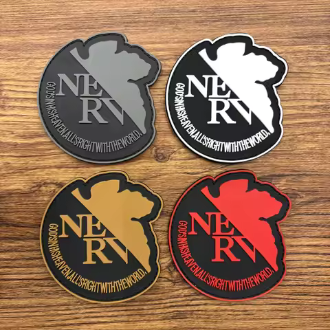 A Nerv Pattern 3Dpvc Material Sticker Morale Badge Patch Patch for Armband, Backpack and Tactical Ve