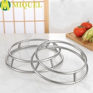 MIQUEL Wok Rack Stainless Steel Round For Pot Gas Stove Fry Pan Ring Rack Diameter 23/26/29cm Double Holder