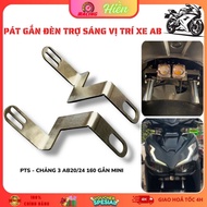 Three Models of AB Vehicles Mounted with Mini Ball Bearing Lights, aozoom EX2, EX3 Underbody Lights 