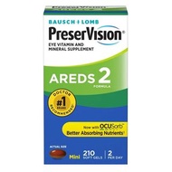 博士倫 AREDS2 PreserVision 特效博士康 維他命礦物質補充劑 210粒迷你軟膠囊 #地球日優惠
