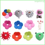 RAN Flower Shape Cat Recovery Collar Cone Cat Head Leg Wound Feet Healing Cone Furry Elizabethan Con