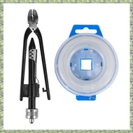 (C Z G L) 6inch Aircraft Safety Wire Twisting Pliers Set Lock Twist Twister Tool / 15M Roll 0.7mm St